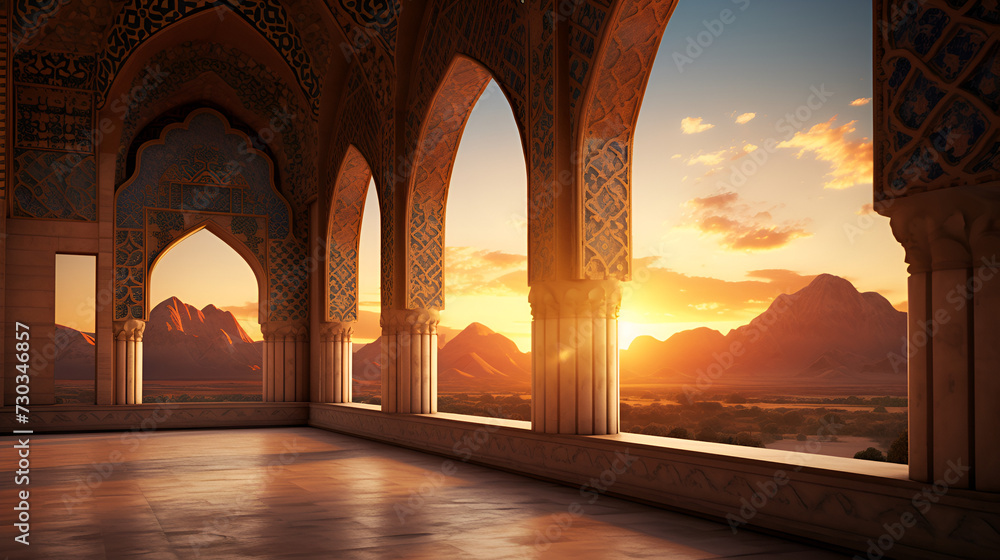 sunset in the mosque 3d wallpaper,,
mosque at sunset beautifull view