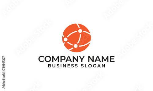 Global tech enterprise logo icon 