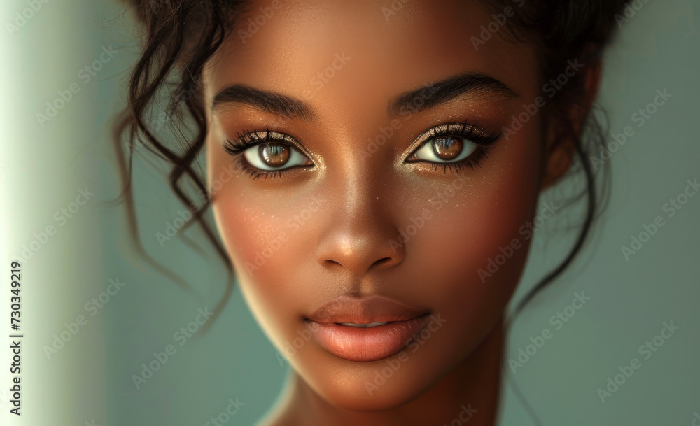 portrait of a gorgeous, beautiful, dark-skinned black woman portrait of a gorgeous, beautiful, dark-skinned black woman