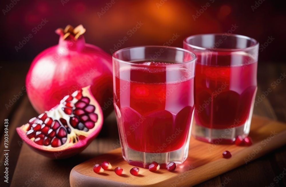 International Day of Nowruz, traditional Turkic and Iranian cuisine, Pomegranate sherbet, national drink, pomegranate seeds and pomegranate juice International Day of Nowruz, traditional Turkic and Iranian cuisine, Pomegranate sherbet, national drink, pomegranate seeds and pomegranate juice