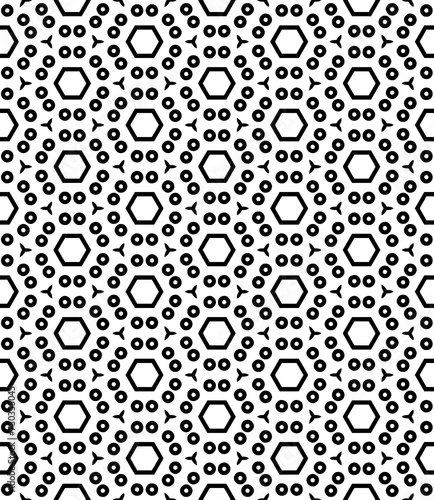 Black seamless abstract pattern. Overlay for background and backdrop. Ornamental design. PNG graphic illustration with transparent background.