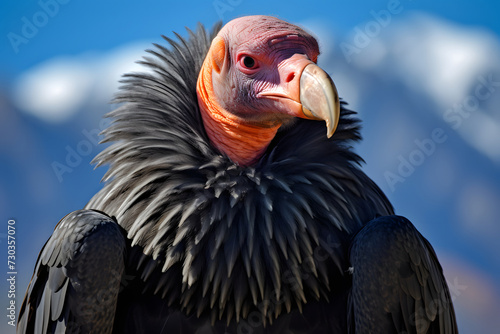 A California condor that lives in the corners of the planet