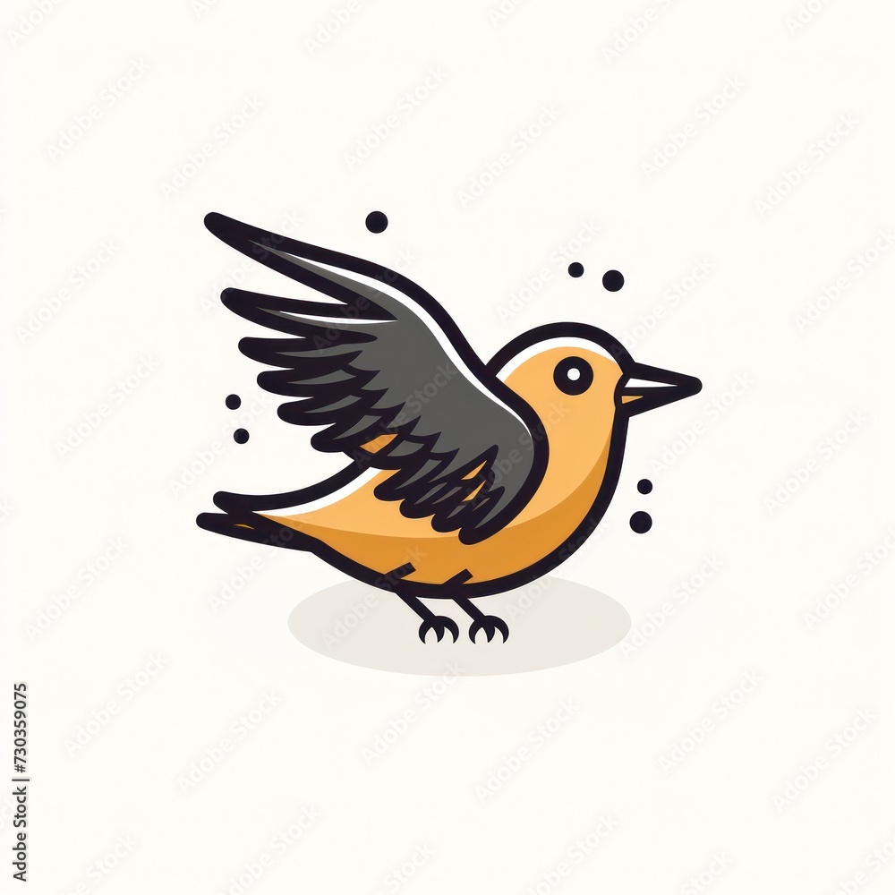 abstract Bird logo icon illustration abstract Bird logo icon illustration