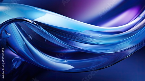 Wavy colorful background made of flowing paint. Abstract background for graphic design.