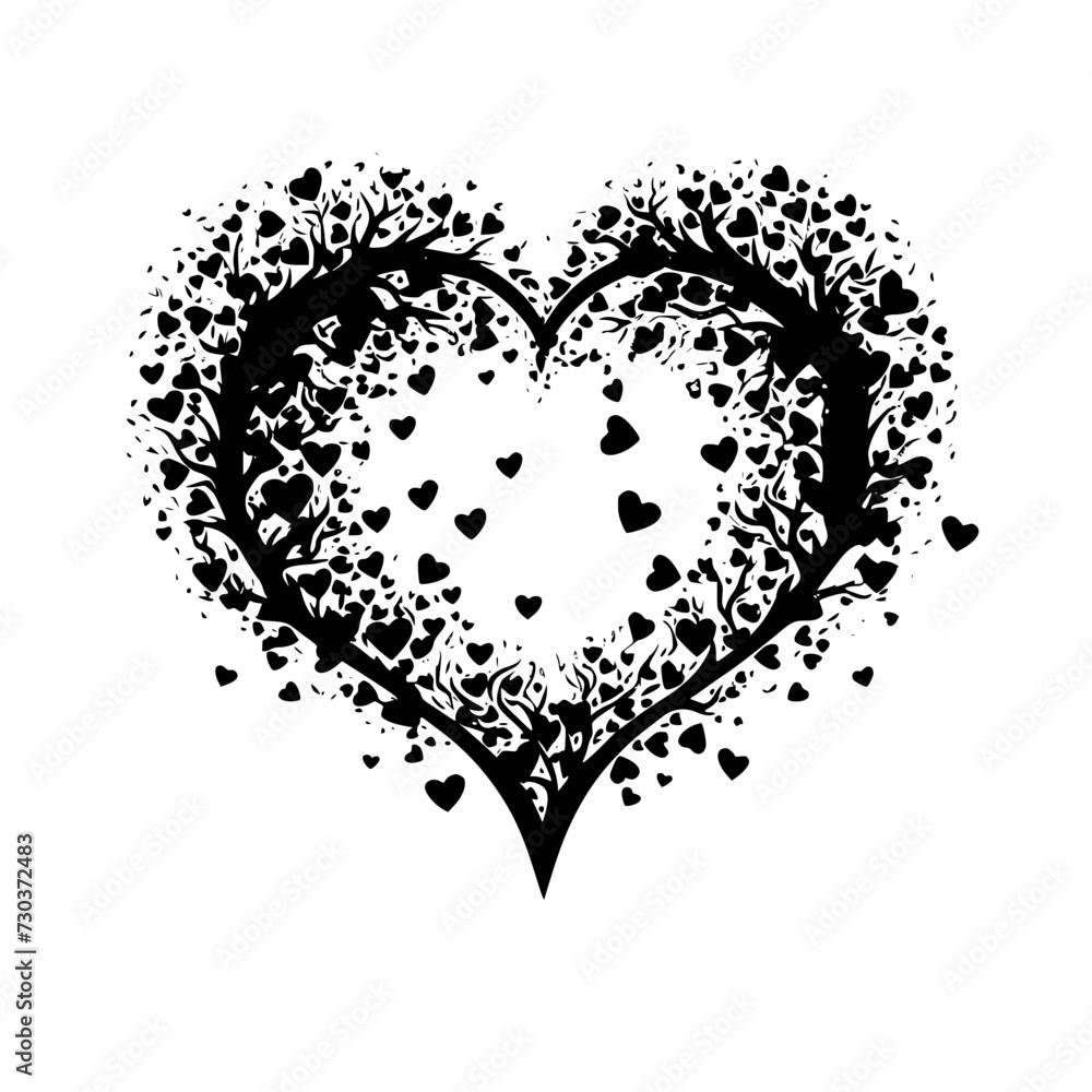 Obraz premium heart , party clipart, teddy bear clipart, heart clipart, Heart svg, Heart Outline svg, Valentine's Day Heart, Silhouette, Vector, Red Roses, Love Notes, Romantic Couple Illustrations, Valentines Day
