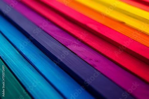 Motley colored strips rainbow multi color wisteria tape, bright light carnation pink. Neon line wine. Abstract coiling smooth shiny illustration. euphoric vivid glowing luminous wallpaper