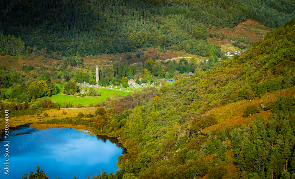 A sunny day in Glendalough A sunny day in Glendalough