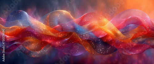 Abstract Wave Digital Weave Lines, Background HD, Illustrations