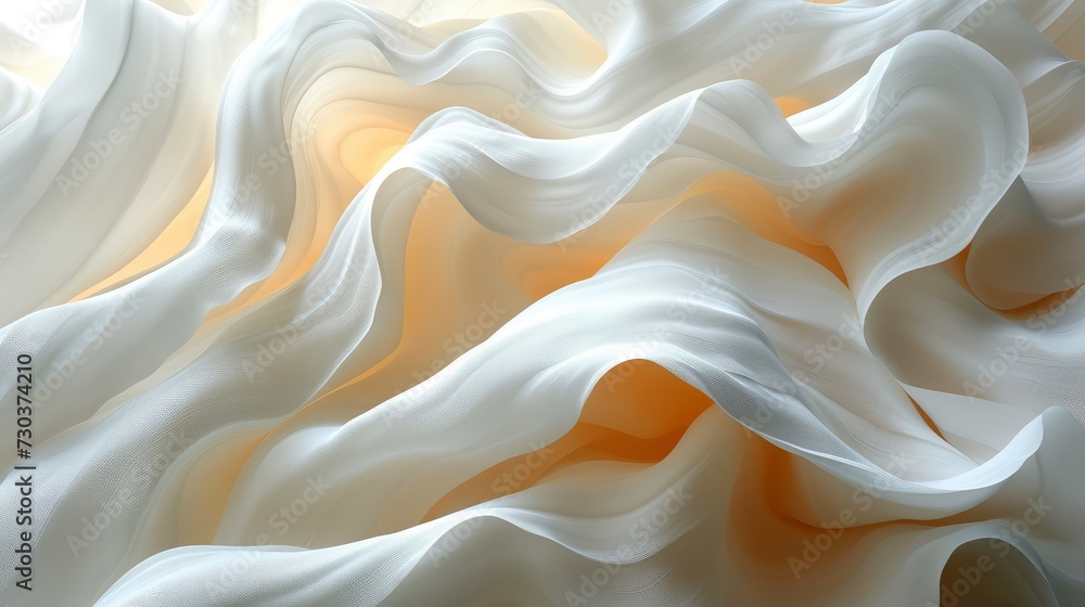 Abstract White Curved Paper, Background HD, Illustrations