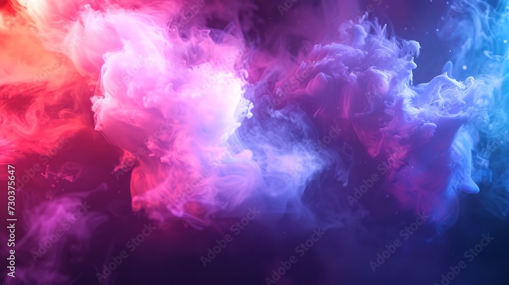 3D Digital Illustration Color Smoke Splash

