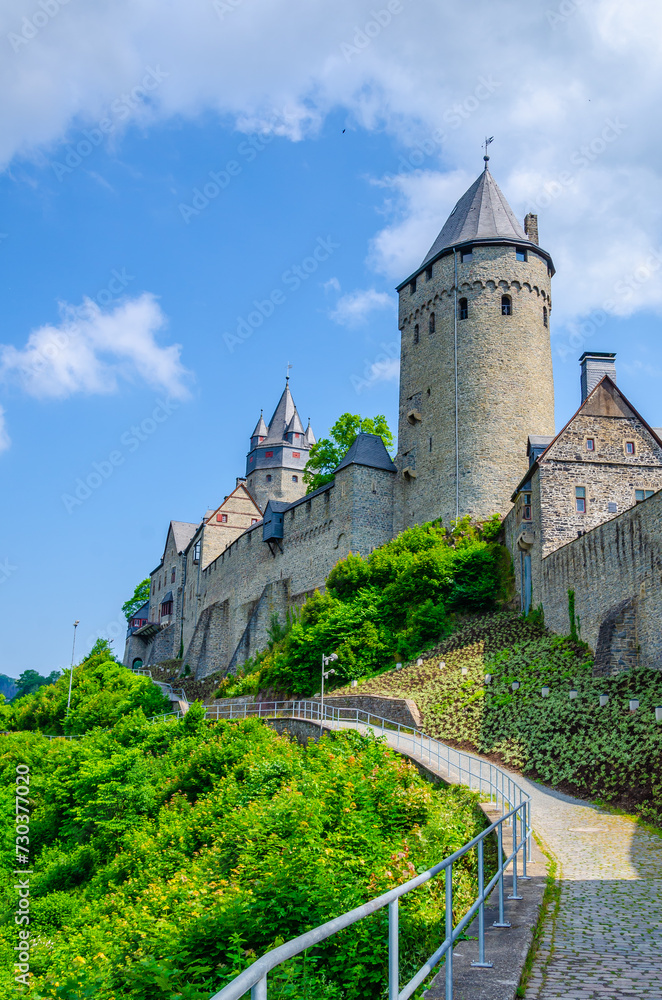 castle in the mountains, Altena, Germany 