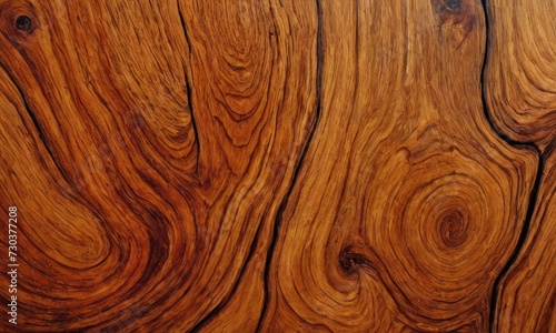 Wood Symphony: Extreme Close-Up of Mesmerizing Dark Brown Veined Texture