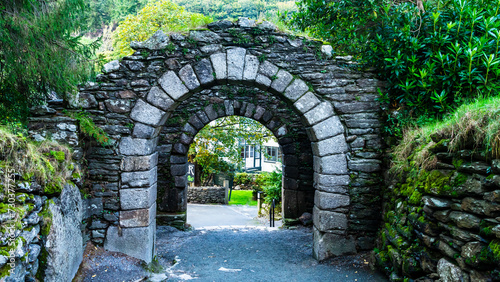 The stony gate to the Glendalough monastic site 