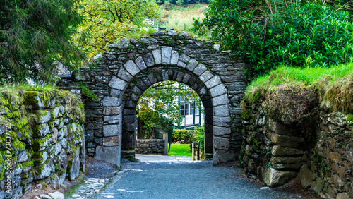 The stony gate to the Glendalough monastic site 