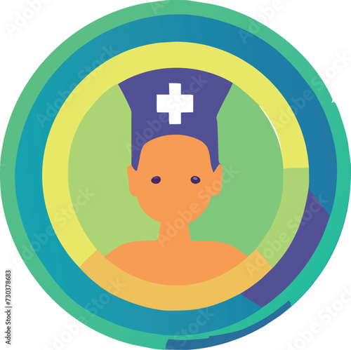 logo para celador sanitario, icon