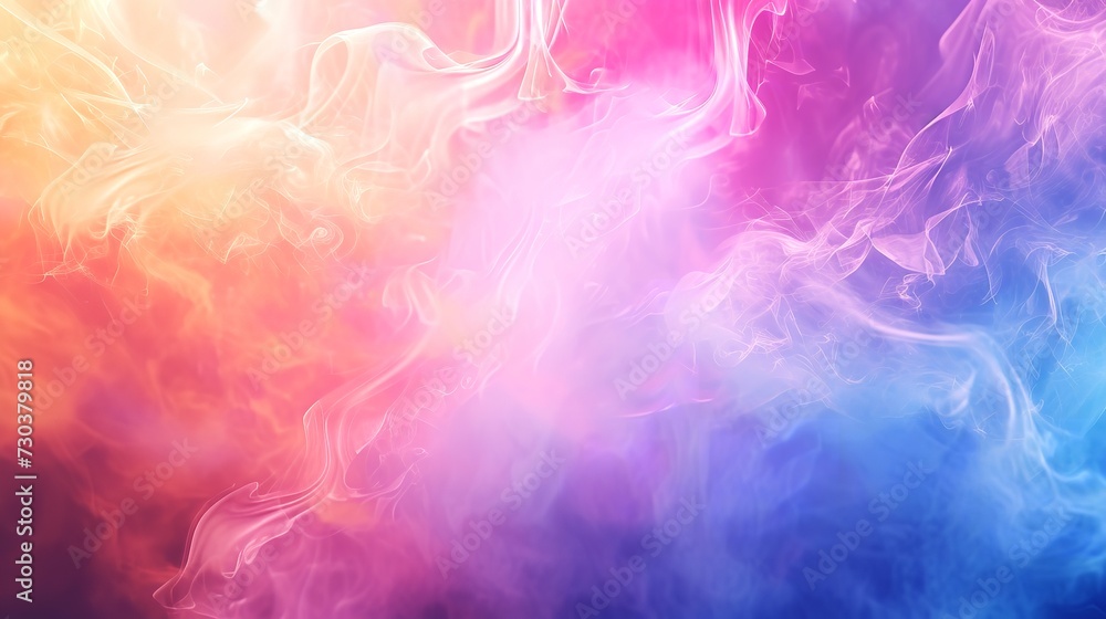 Dreamy Swirl of Pink, Orange, and Blue Smoke
Dreamy Swirl of Pink, Orange, and Blue Smoke