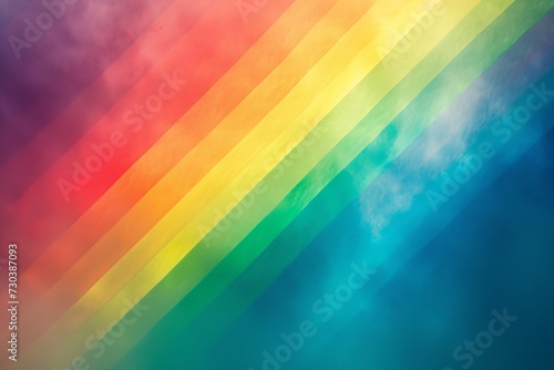 Gradient snippets rainbow multicolored rainbow hued shreds, neon light psychedelia. Vivid bright tumble. Geometric dynamicity radiant beaming shining. transcendental brilliant abstract backdrop photo