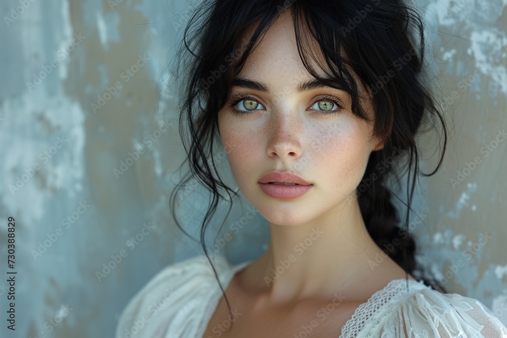 Portrait of a beautiful young biblical woman. Portrait of a beautiful young biblical woman.