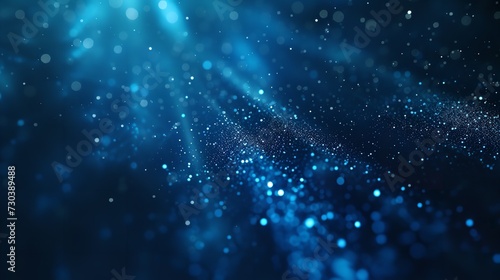 Visually Immersive Dark Blue Abstract Background