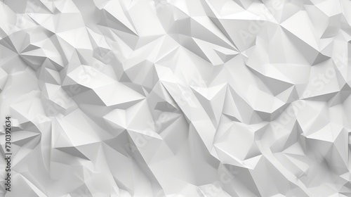 Abstract background of polygons on white background. 