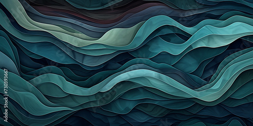 this abstract blue green and grey wave design is a gr photo