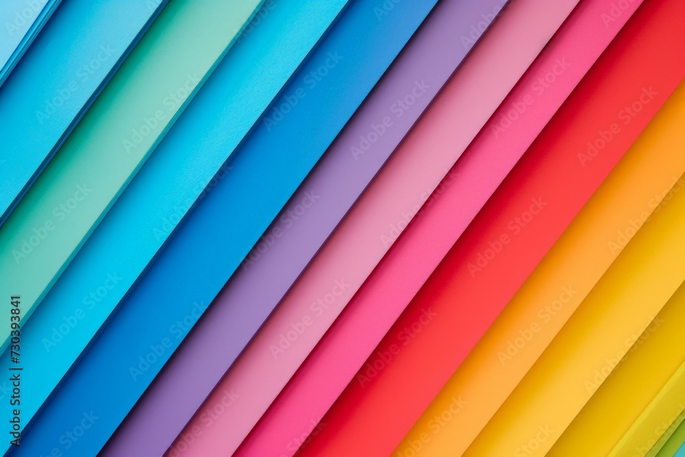 Fototapeta premium Gradient snippets rainbow multicolored whirlpool shreds, neon light tint. Vivid bright genderfluid. Geometric texture radiant beaming shining. abstraction brilliant abstract backdrop