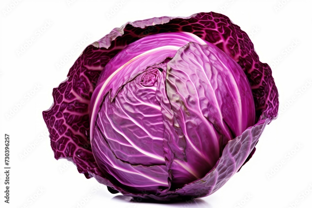 Vibrant Cross-Section Red Cabbage Unveiled Vibrant Cross-Section Red Cabbage Unveiled