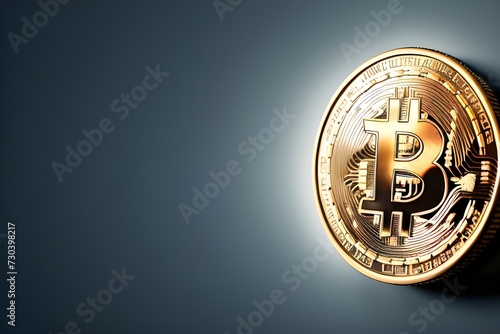 Bitcoin background. Digital Cryptocurrency.
