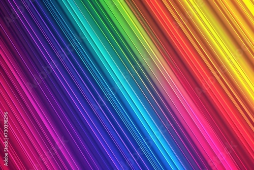Gradient snippets rainbow multicolored gradient shreds, neon light pride parade. Vivid bright color wheel. Geometric brilliance radiant beaming shining. dynamicity brilliant abstract backdrop