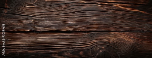 Background of dark wood texture with retro plank wood plywood natural pattern.