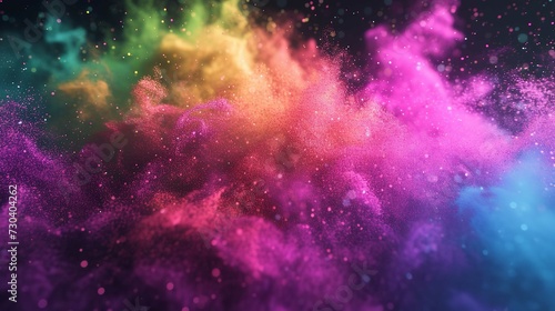 Abstract Colorful Sprinkle Powder Background