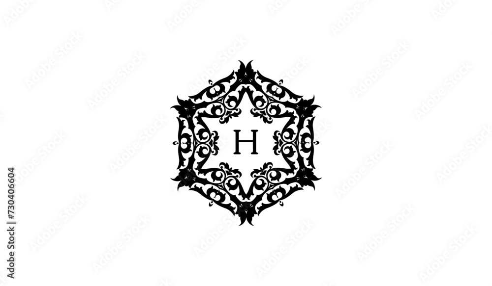Luxury Alphabetical Star Logo Luxury Alphabetical Star Logo