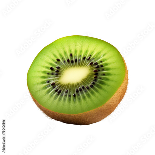 kiwi isolated on a white background with clipping path. 