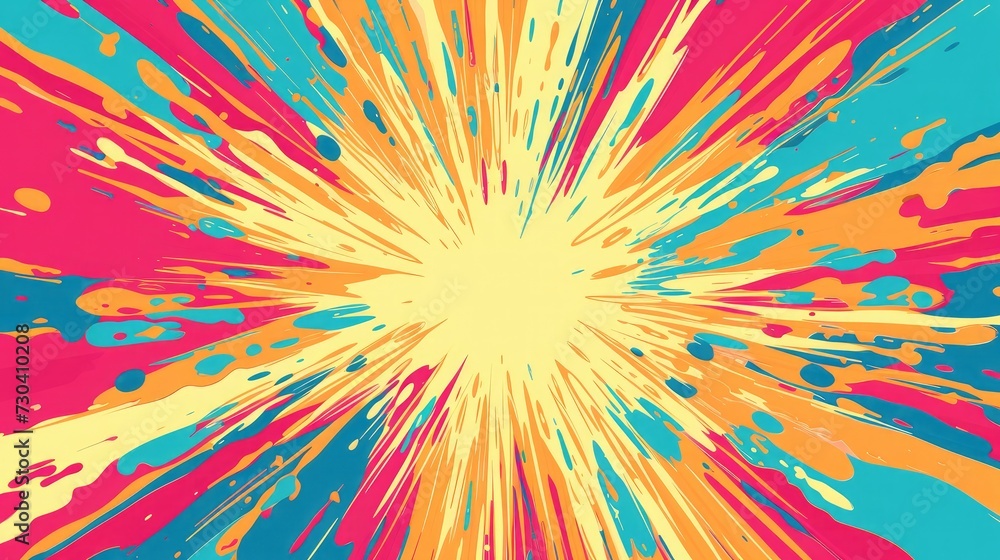 Exploding star burst texture japanese radius cartoon pattern abstract background Exploding star burst texture japanese radius cartoon pattern abstract background