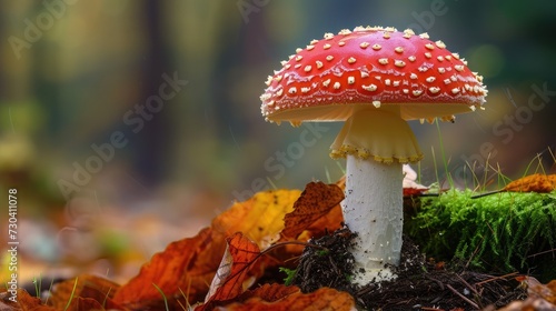 The death cap is a deadly poisonous mushroom that causes the majority of fatal mushroom poisonings photo