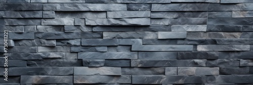 Slate wall with shadows on it  top view  flat lay background 