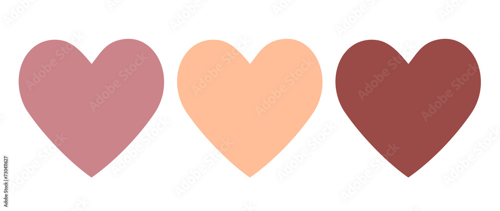 Collection of heart illustrations, Love symbol icon set, love symbol Collection of heart illustrations, Love symbol icon set, love symbol