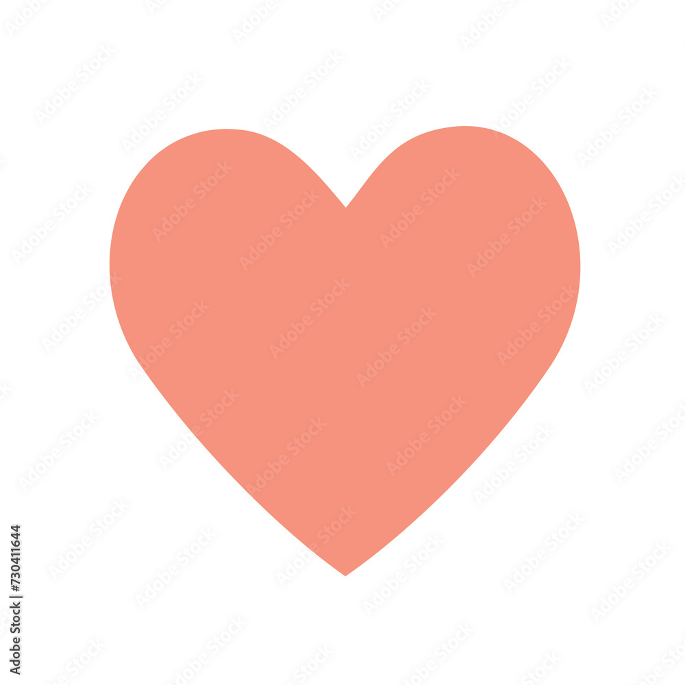Heart illustration, Love symbol icon set, love symbol.Design element for Valentine's day.