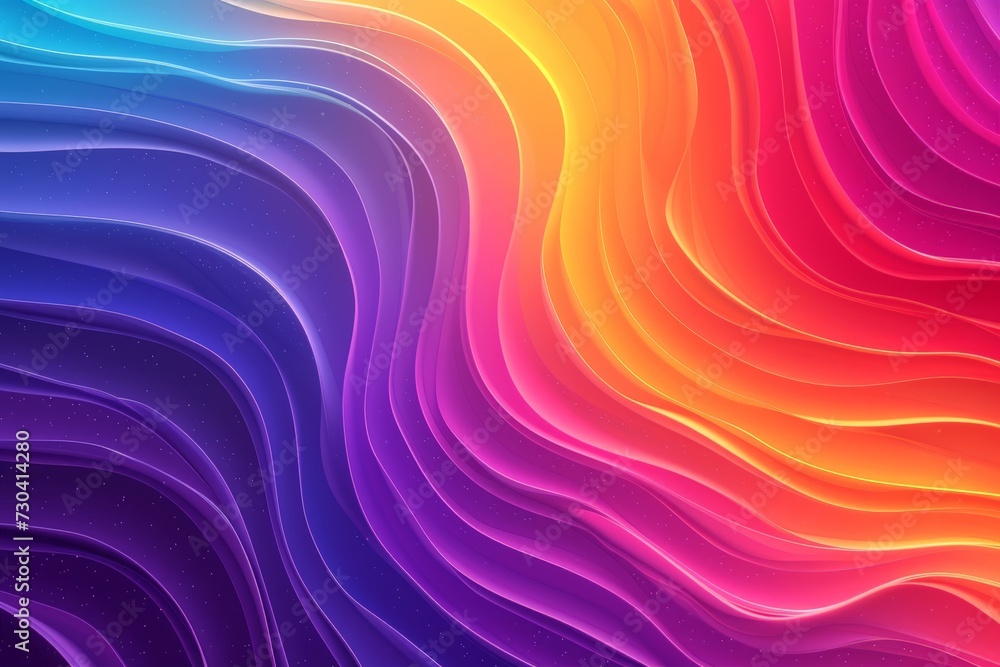 Obraz premium Neon light glowing energy lightning textured backdrop. Laser line Stripes, dynamic pattern. Motion artistry, curtain of silk. Wave motion blurred background. Wallpaper glowing sticks source of light.