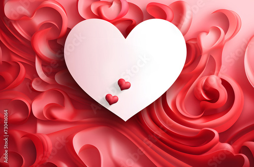 Heart within Hear valentine's day sale banner