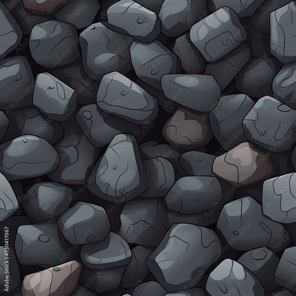 Patrón Textura de Pared o suelo de roca enlosable sin bordes estilo para videojuegos Patrón Textura de Pared o suelo de roca enlosable sin bordes estilo para videojuegos