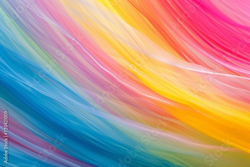 Abstract design vibrant colors textures wave motion. Rainbow gradient blends  bright colorful backdrop. Lines artistry pattern illustration  blur colorful wallpaper visually blue  green background.