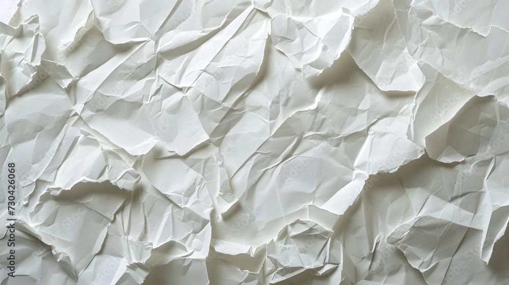 Obraz premium Light colored crumbled paper background, easy background for text and presentations