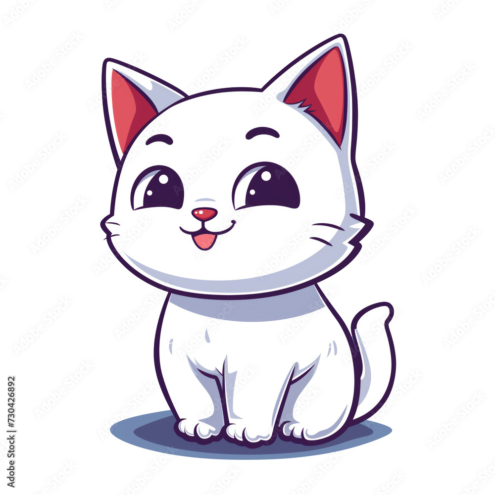 cute cat illustration isolated cute cat illustration isolated