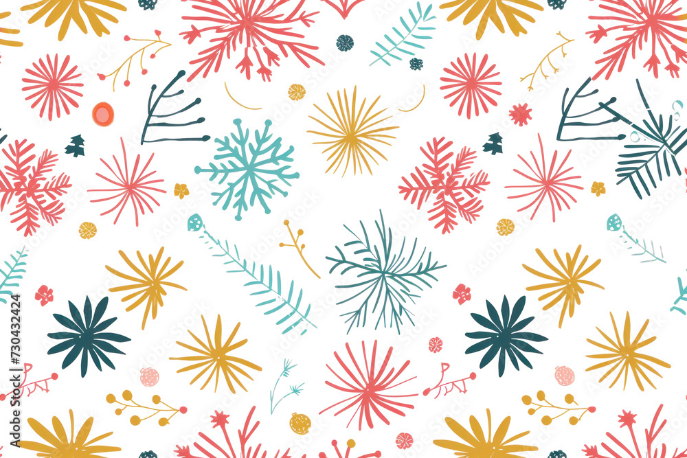 Pastel Christmas Seamless Pattern Background Pastel Christmas Seamless Pattern Background