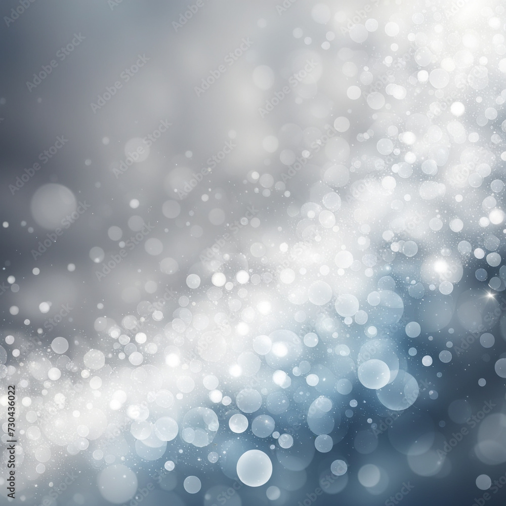 Gray texture background, abstract fantasy Gray background with light and bokeh effect. Gray gradient background