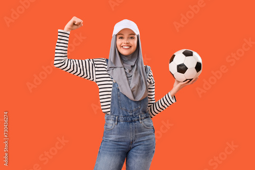 Young Muslim woman in hijab...