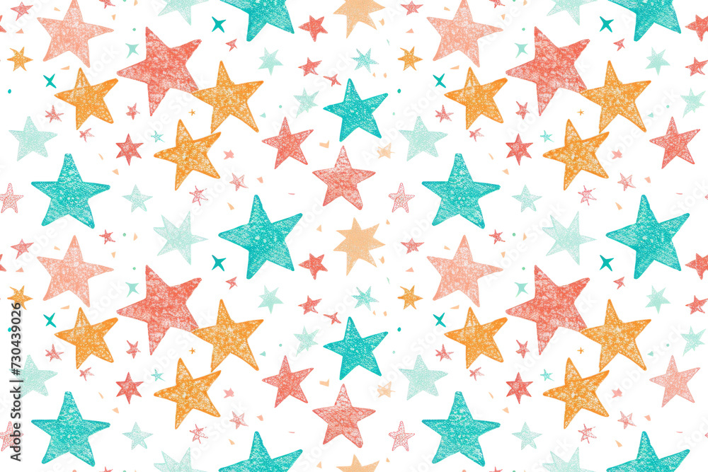 Pastel Star Pattern Seamless Background Pastel Star Pattern Seamless Background