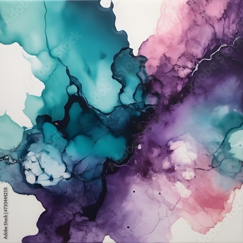 For an abstract background  use marble ink abstract art from a beautiful original painting. An ombre alcohol ink backdrop pattern of smooth marble was created by painting on premium paper texture.