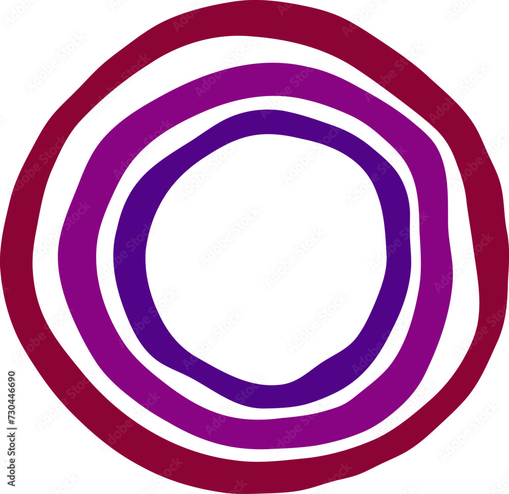 Round frame illustration. Abstract circle frame hand drawing design element Round frame illustration. Abstract circle frame hand drawing design element